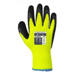Portwest A143 thermische soft grip latex handschoen