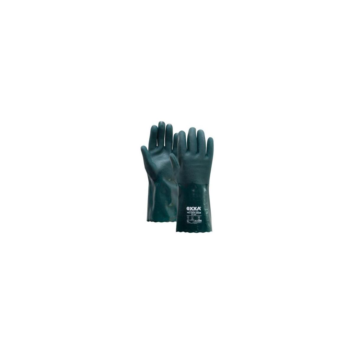 Draak Gezichtsveld vacature OXXA® PVC-Chem-Green 20-435 handschoen | 4-Feet Services