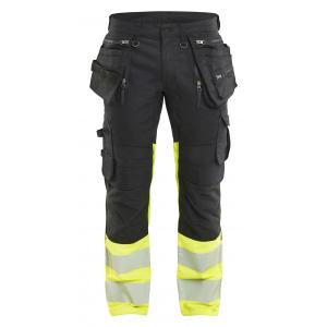High Vis Werkbroek Stretch met gereedschapzakken