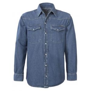 Brams Paris denim shirt model Brad A54