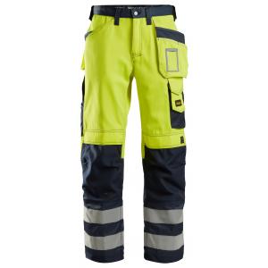 Snicker 3233 High Vis Broek met Holsterzakken, Klasse 2