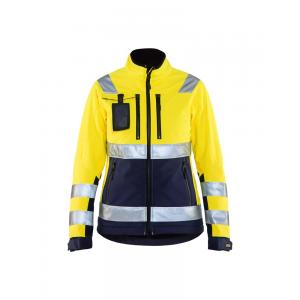 Blaklader high visible dames softshell jack 4902-2517