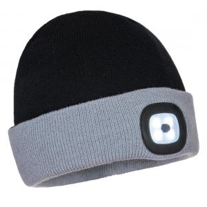 Portwest Oplaadbare tweekleurige beanie met LED type B034