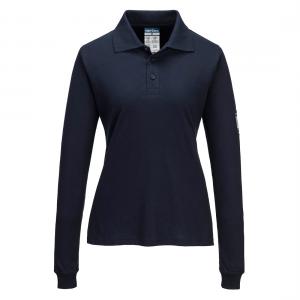 Portwest  Modaflame Vlamvertragend Dames Poloshirt met lange mouw type FR758