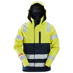 Snickers 1361 ProtecWork, Waterproof Shell Jack, High-Vis Klasse 3