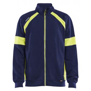 Sweatshirt met rits visible