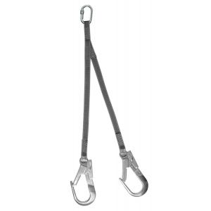 Vanglijn Restraint Grey Forked lengte 1 meter