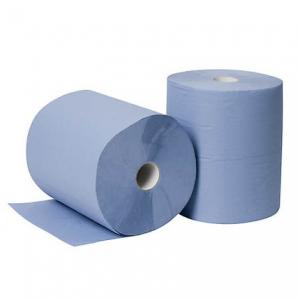 Papierrol, 2-laags Cetec blauw, 38 cmx 1000 vel (5218)
