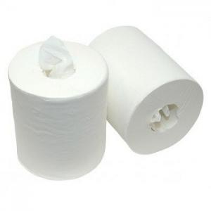 Papierrol, 1-laags recycled wit, 22 cm x 300 meter (5723)