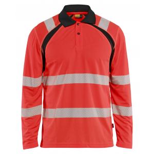 UV-Poloshirt lange mouwen High Vis