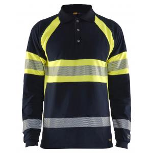 Multinorm piqué polo lange mouwen