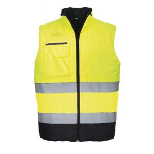 Portwest high vis bodywarmer gevoerd type S267