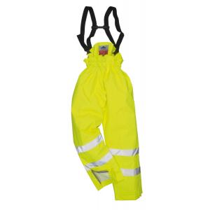 Portwest Broek Bizflame Gevoerd Regen Hi-Vis Antistatisch type S781