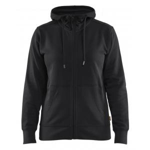 Dames hooded sweatshirt met rits
