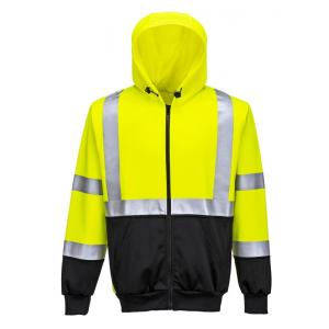 Portwest high vis. Hoody met rits type B315