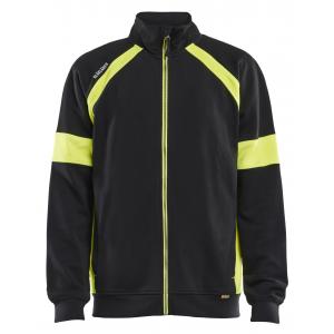 Sweatshirt met rits visible