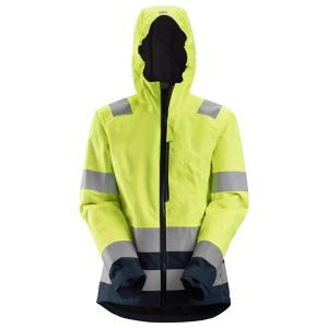 Snickers Dames High-Vis Waterproof Shell jack Klasse 2/3 type 1347