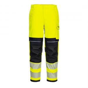Portwest PW3 Vlamvertragende Modaflame Hi-Vis dames werkbroek type FR409