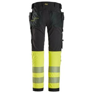 Snickers High-Vis, Klasse 1, 4-Way Stretch Werkbroek met Holsterzakken type 6231