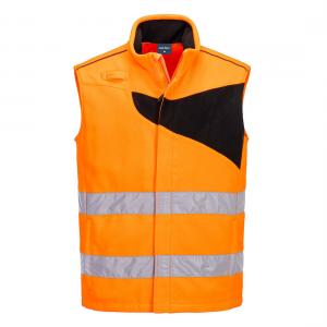 Portwest PW2 Hi-Vis Fleece bodywarmer type PW231