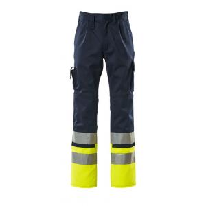 Mascot fluorescerende broek met kniezakken type 12379 Patos