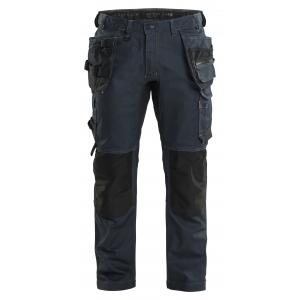 Werkbroek denim stretch met gereedschapszakken