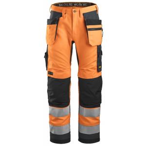 Snickers 6230 AllroundWork, High-Vis Werkbroek+ met Holsterzakken, Klasse 2