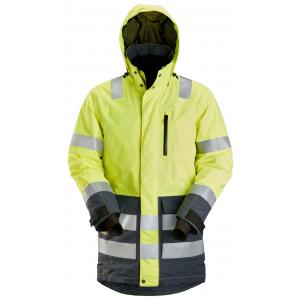 Snickers 1830 AllroundWork, High-Vis Waterproof Parka, KL 3