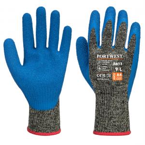 Portwest Snijbestendige Aramide/Latex handschoen type a611