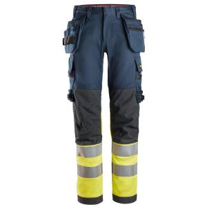 Snickers ProtecWork, Stretch Work Trousers Holster Pockets, High-Vis Class 1 type 6274