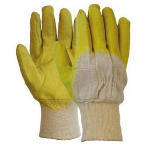 Latex gedompelde handschoen met open rugzijde