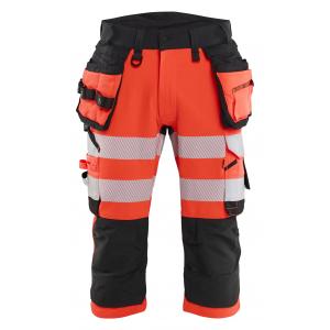 High Vis piraatbroek 4-weg stretch met gereedschapzakken
