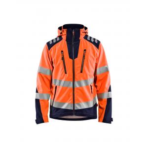 Blaklader high visible softshell jack type 4491-2513