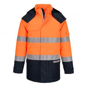 Portwest Bizflame Rain+ Hi-Vis Multi-Norm Contrast FR Winterjack type FR617