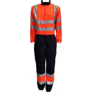 Sticomfort snipperoverall groen/oranje type 7176