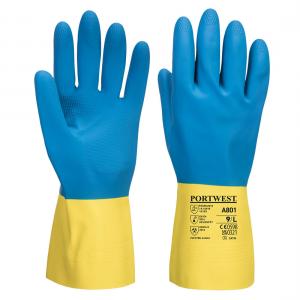 Portwest Dubbel gecoate latex handschoentype A801