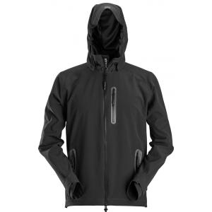 Snickers 1218 Flexiwork, Waterdicht Soft Shell Jack met Capuchon