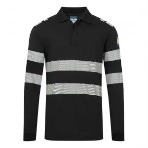 Portwest PW3 Modaflame Vlamvertragend Poloshirt met lange mouw type FR733