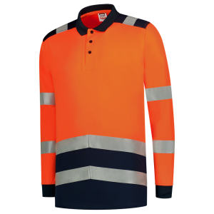Tricorp Hi-vis poloshirt lange mouw Bicolour model 203008