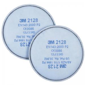 3M 2128 deeltjesfilter P2R, ozon, organische damp, zure gassen