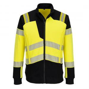 Portwest  PW3 Modaflame gebreid Hi-Vis FR sweatshirt met rits type FR717 