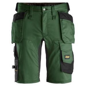 Snickers 6141 AllroundWork, Stretch Korte Broek met Holsterzakken