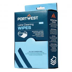 Portwest Brillen Schoonmaakdoekjes type PA01