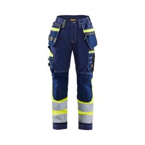 Blaklader Dames High Vis werkbroek met Stretch 7196-1370