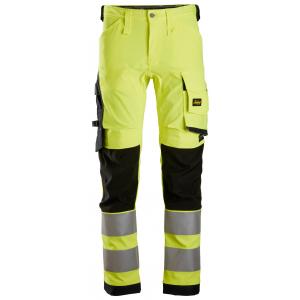 Snickers 6343 High-Vis, Klasse 2 Stretch Werkbroek