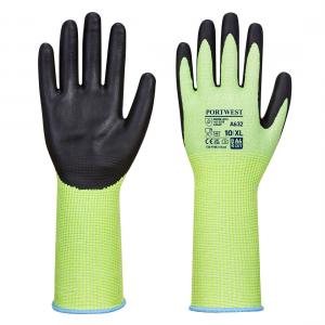 Portwest Groen Knip Handschoen Lange Manchet type A632