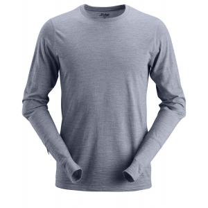 Snickers 2427 AllroundWork Wollen T-shirt met Lange Mouwen